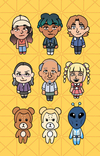 Tomodachi Life Sticker Sheet