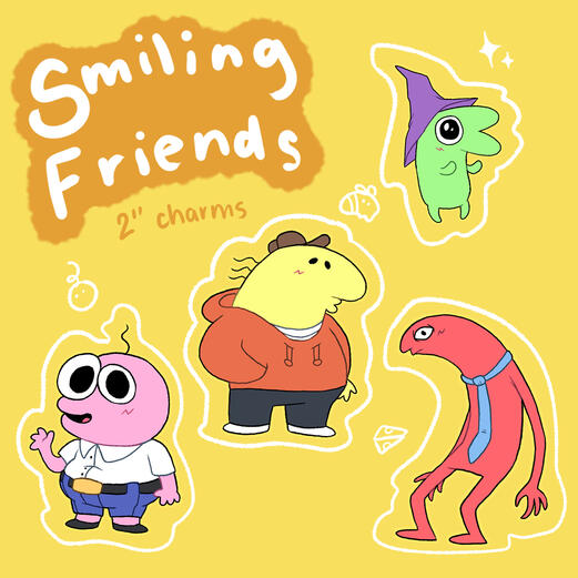 Smiling Friends Charms